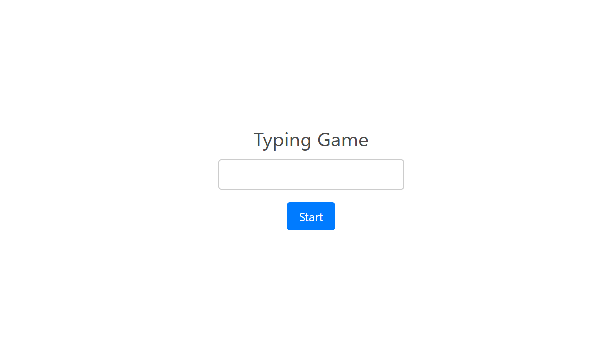 Typing Game